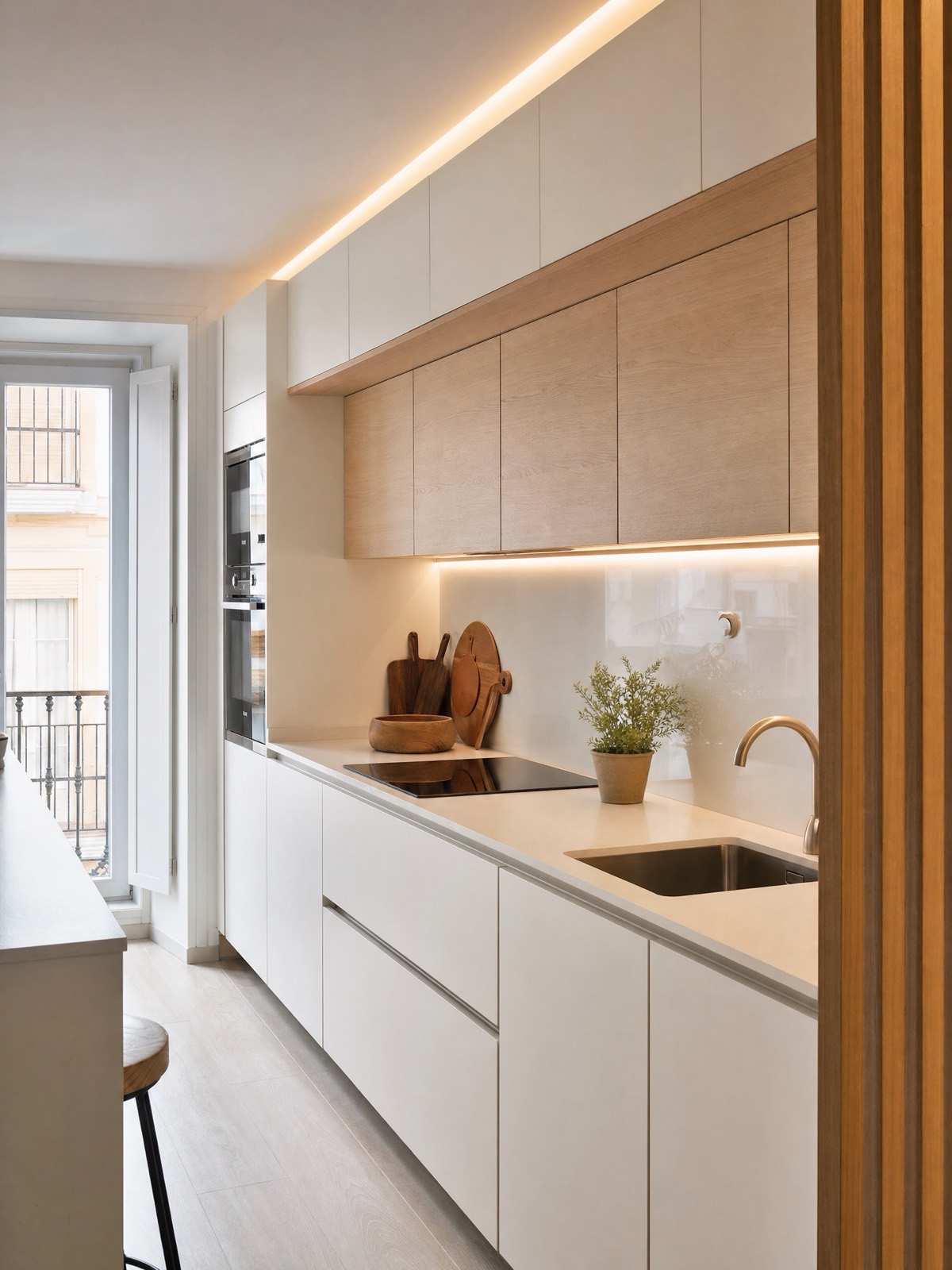 Reformas de Cocinas Pequeñas en Cádiz: cómo ganar hasta 30 % de espacio - Rosso Home Design