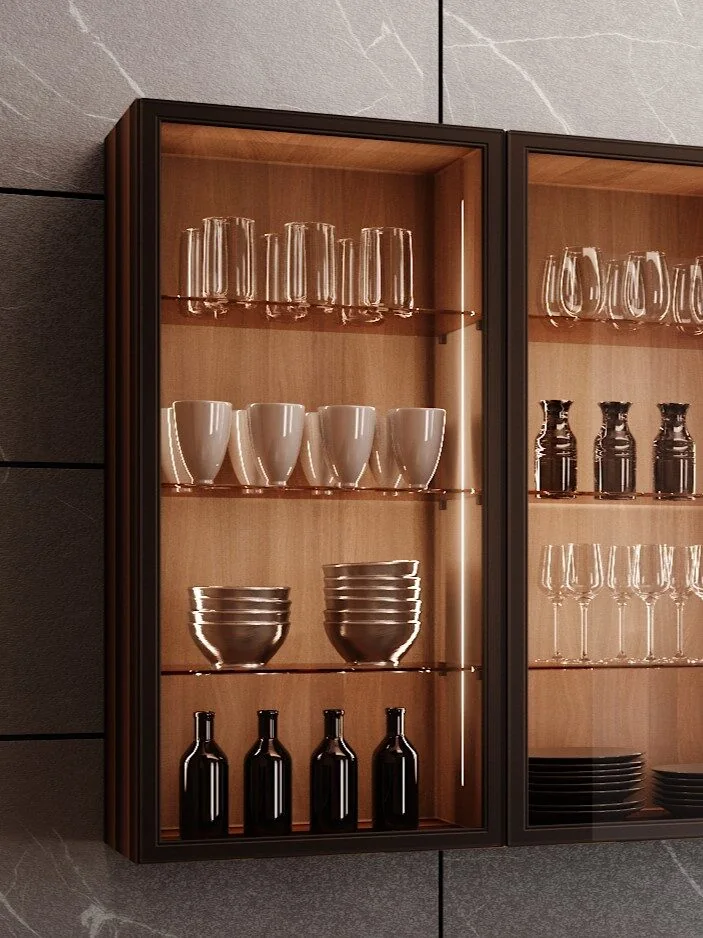 Cocina K8 a medida en Cádiz: isla central protagonista — Rosso Home Design