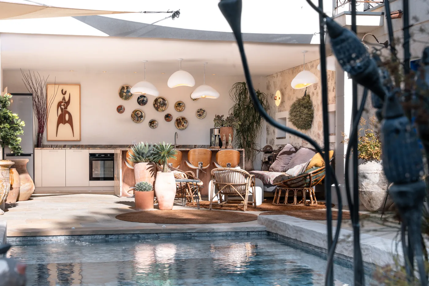 Cocina de exterior a medida en Cádiz — Rosso Home Design