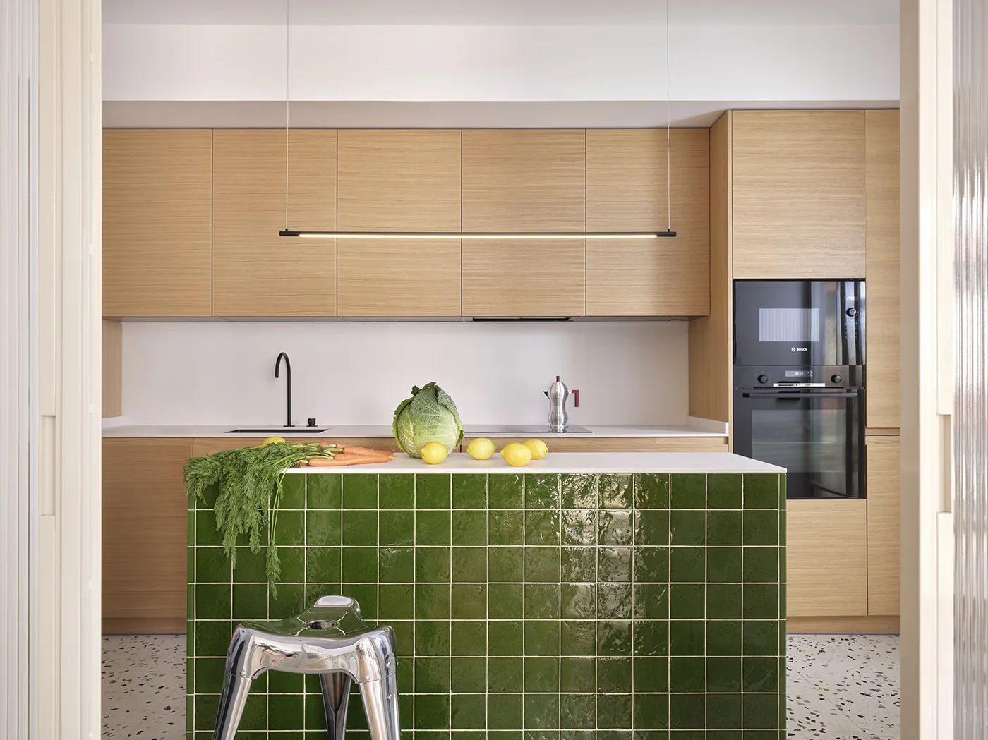 Acabado y material de cocina a medida en Cádiz — Rosso Home Design